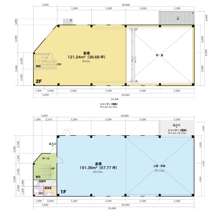 押田倉庫図面