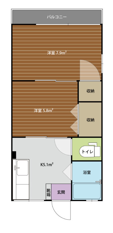 すみれ図面カラー